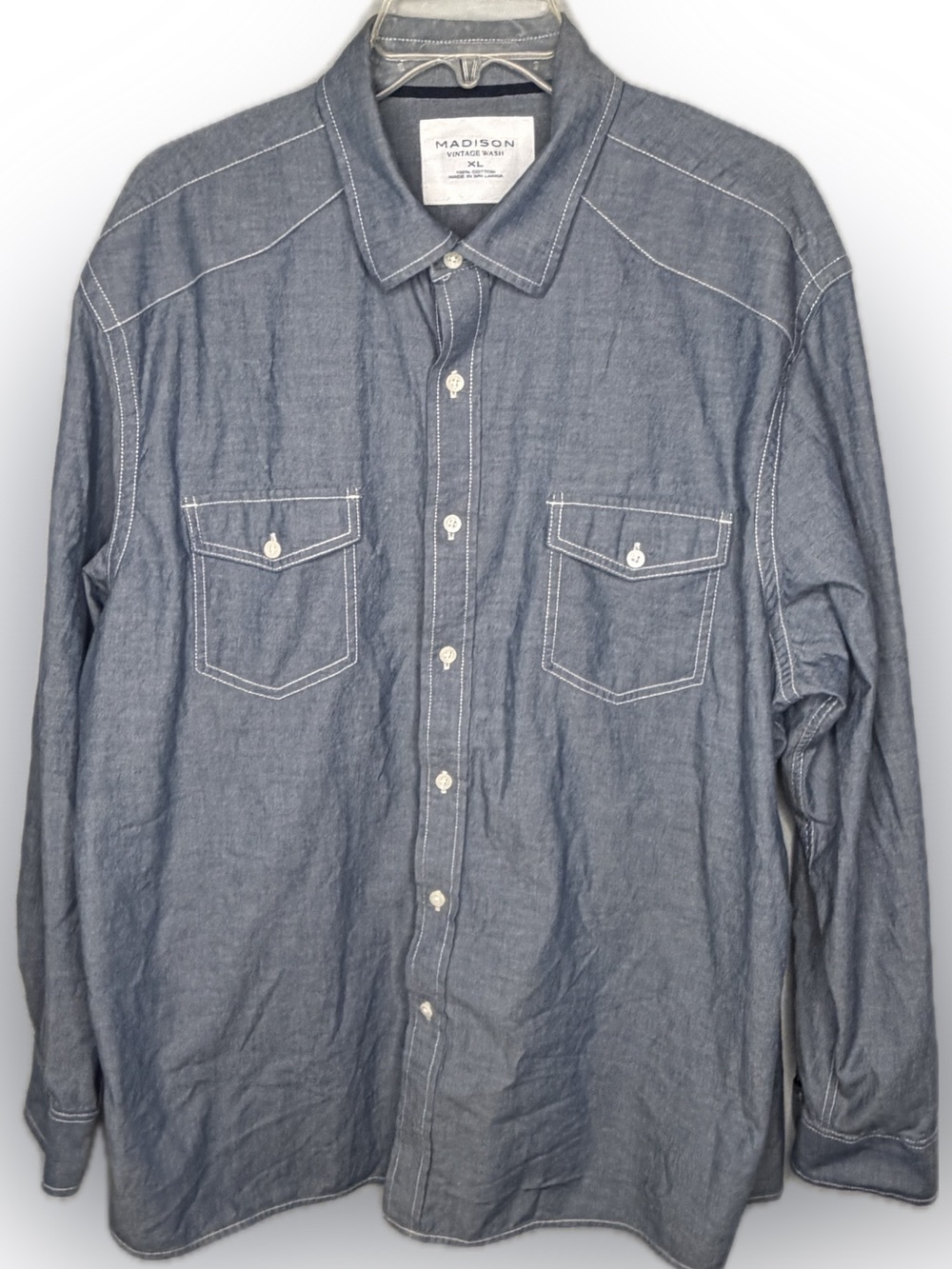Madison Vintage Wash Western Shirt